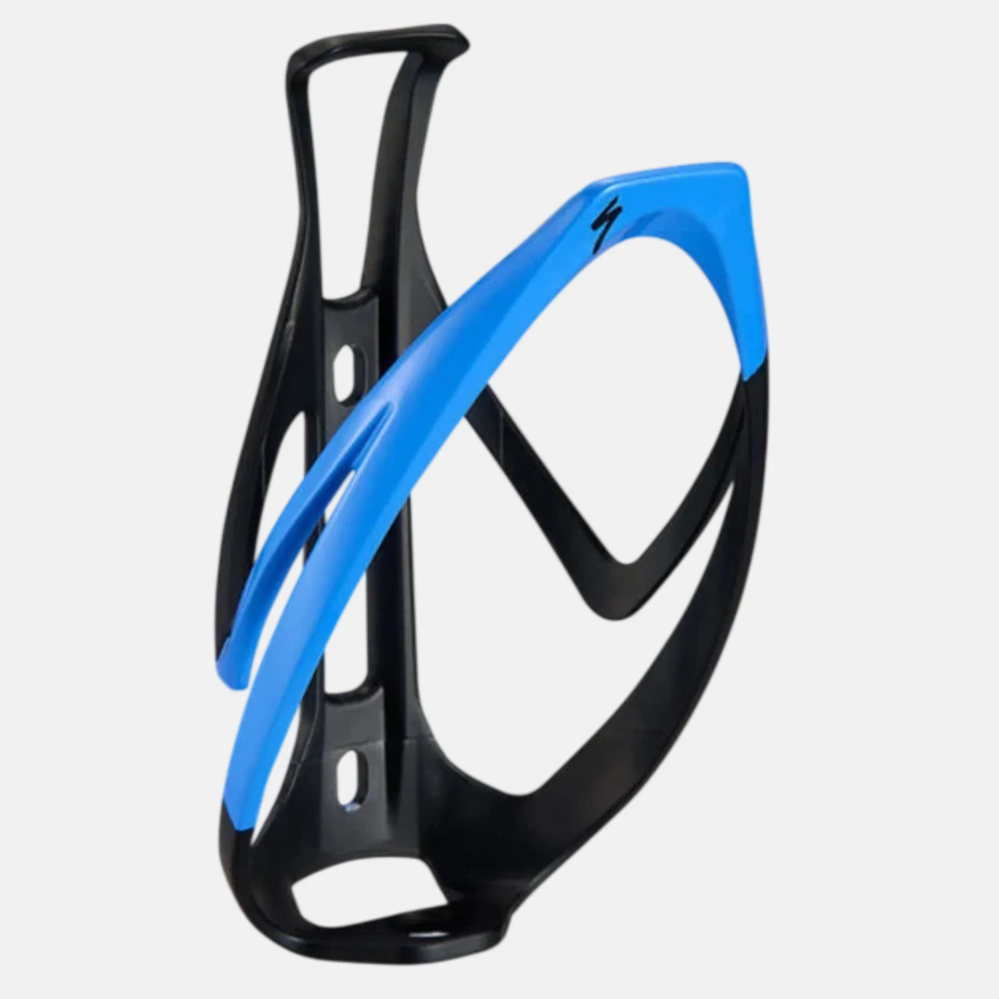 Флягодержатель RIB CAGE II MATTE BLK/SKYBLU, фото 1