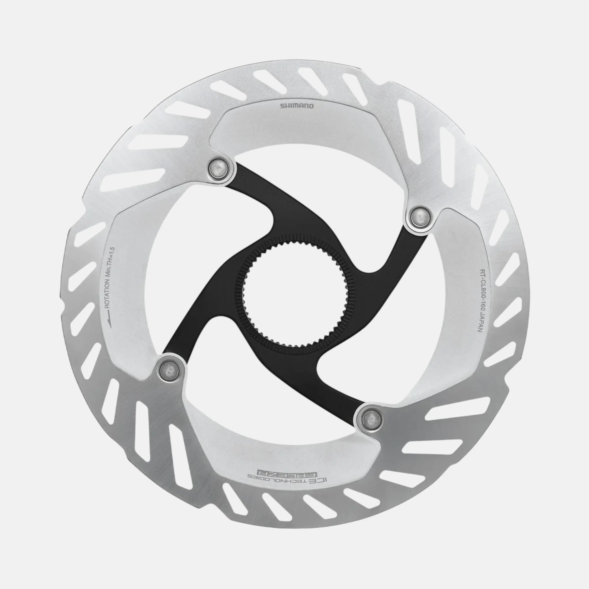 Диск тормозной Shimano RT-CL800 Ice-Tech Freeza Center-Lock Brake Disc / Outer Teeth 160mm