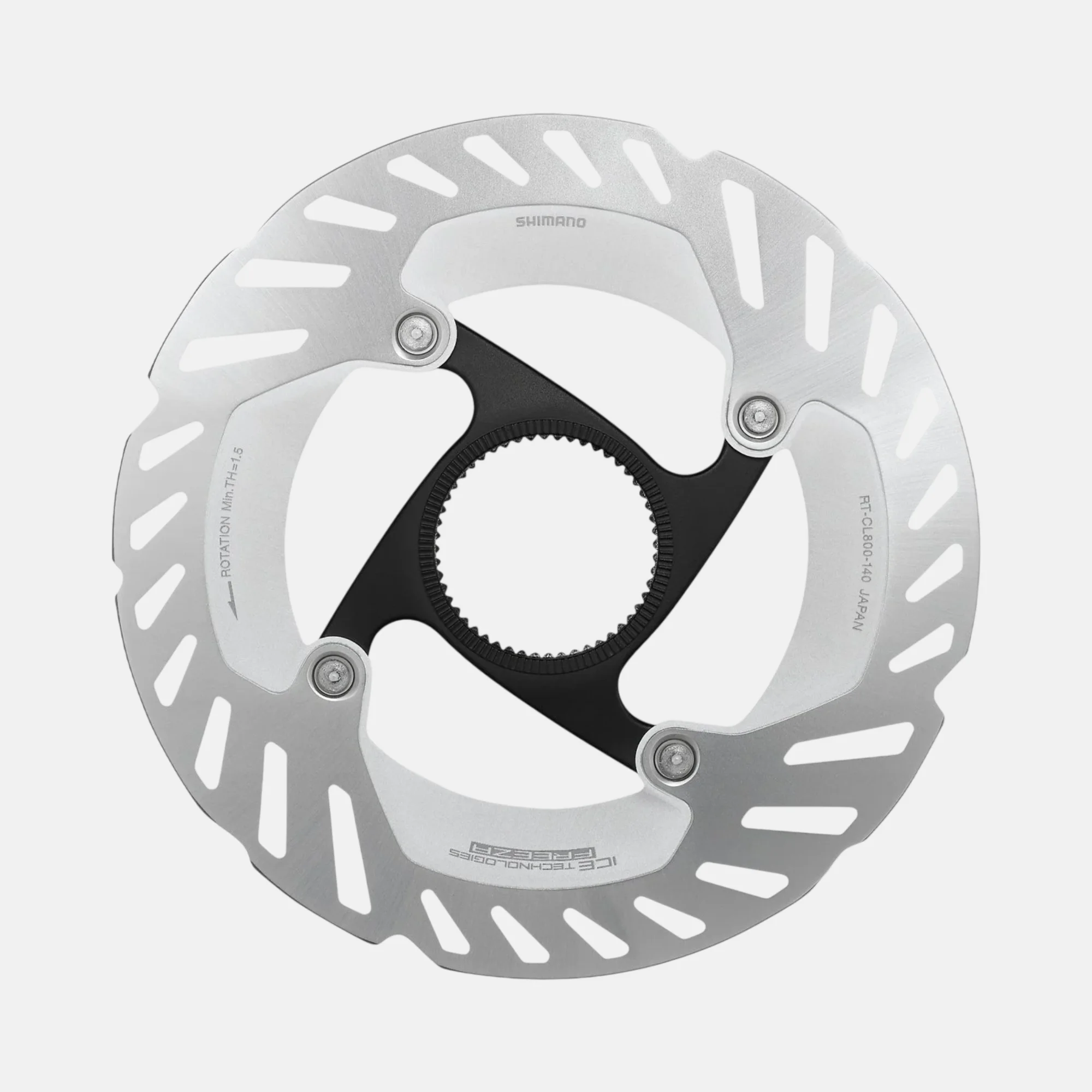 Диск тормозной Shimano RT-CL800 Ice-Tech Freeza Center-Lock Brake Disc / Outer Teeth 140mm