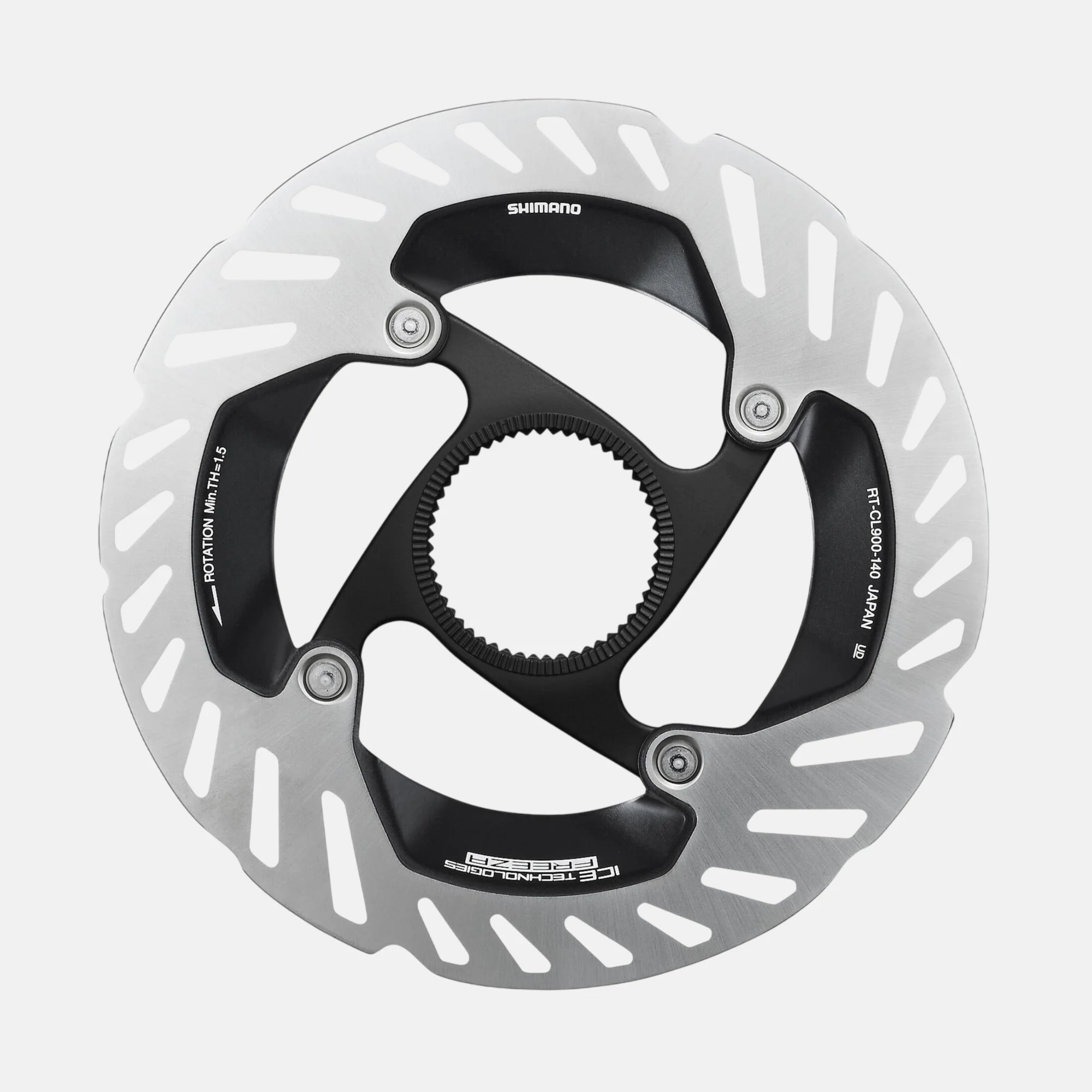 Диск тормозной Shimano RT-CL900 Ice-Tech Freeza Center Lock Brake Disc / Outer Teeth 140mm