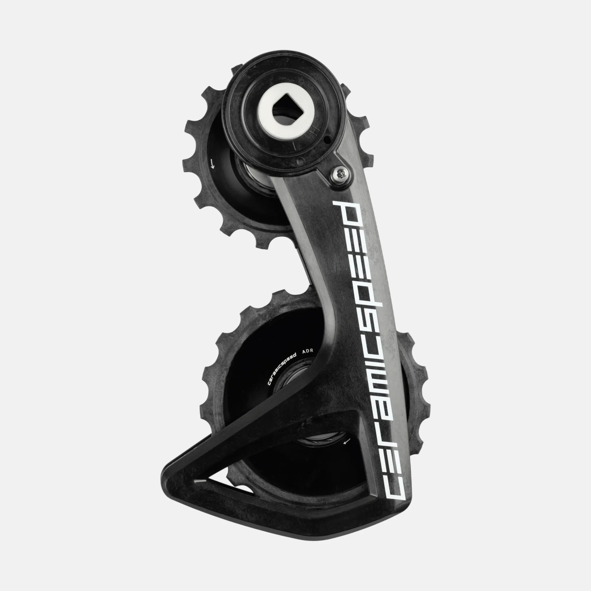 Лапка переключателя OSPW RS ALPHA for SRAM Red/Force AXS Black TEAM logo, фото 1