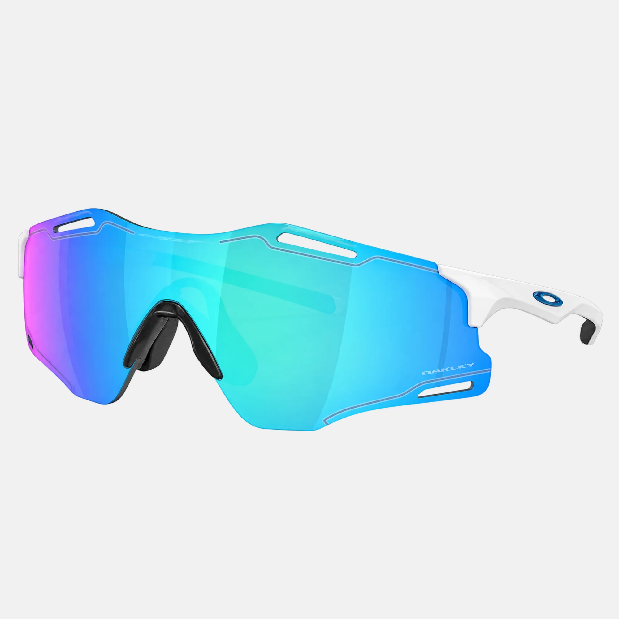 Очки INJECTED UNISEX SUNGLASS - PT CYBR ZERO POL WHITE W/ PRIZM SAPPHIRE, фото 1