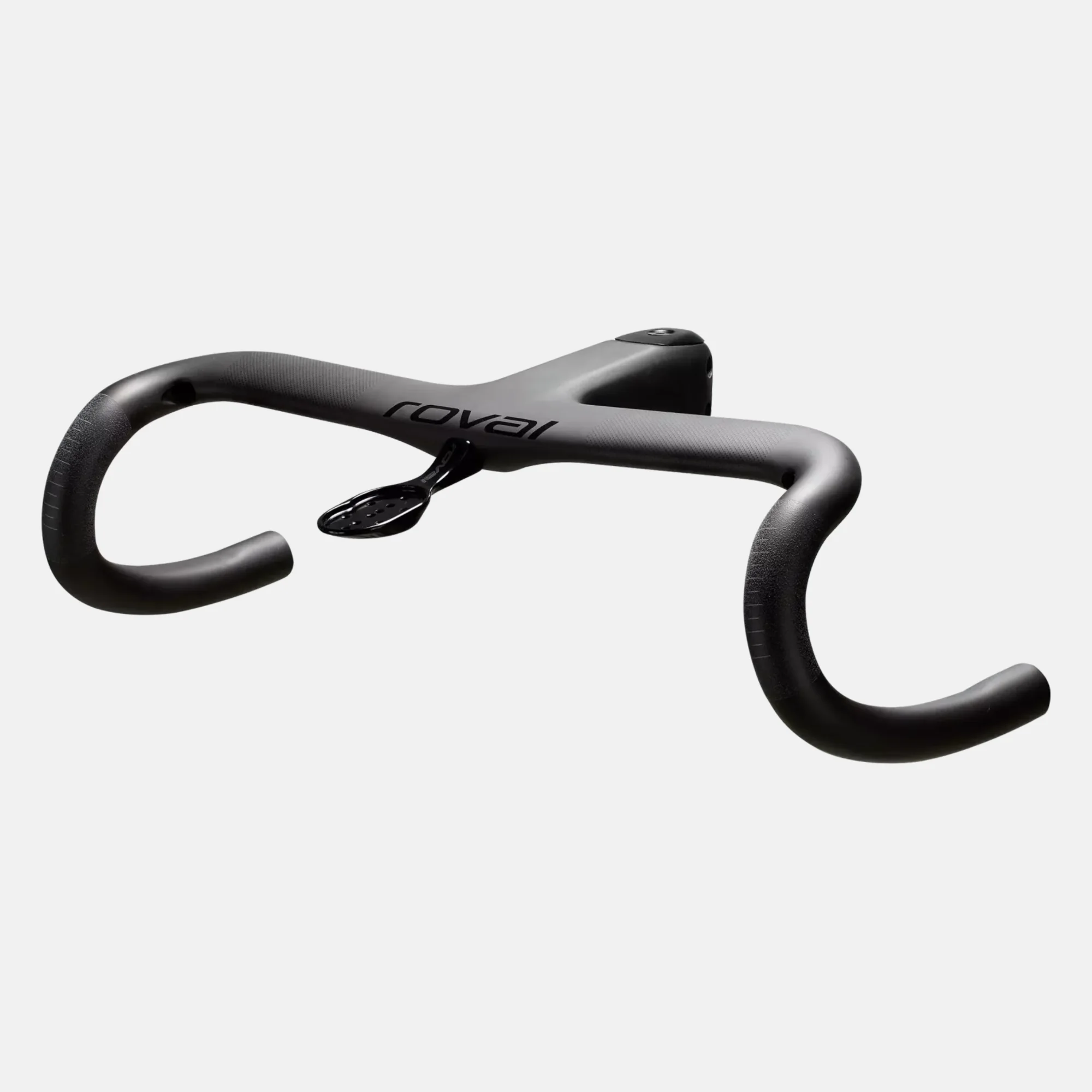 Руль велосипедный ROVAL TERRA COCKPIT SATIN CARBON/GLOSS BLK, фото 1