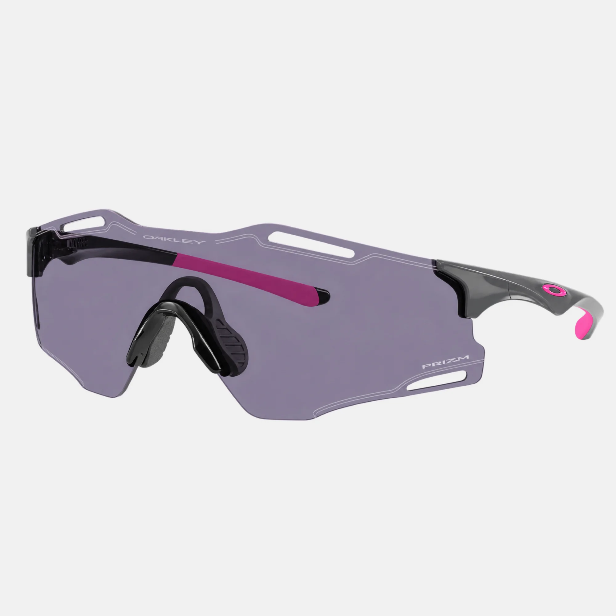 Очки Oakley INJECTED UNISEX SUNGLASS - PT CYBR ZERO POL CARBON W/ PRIZM GREY, фото 1