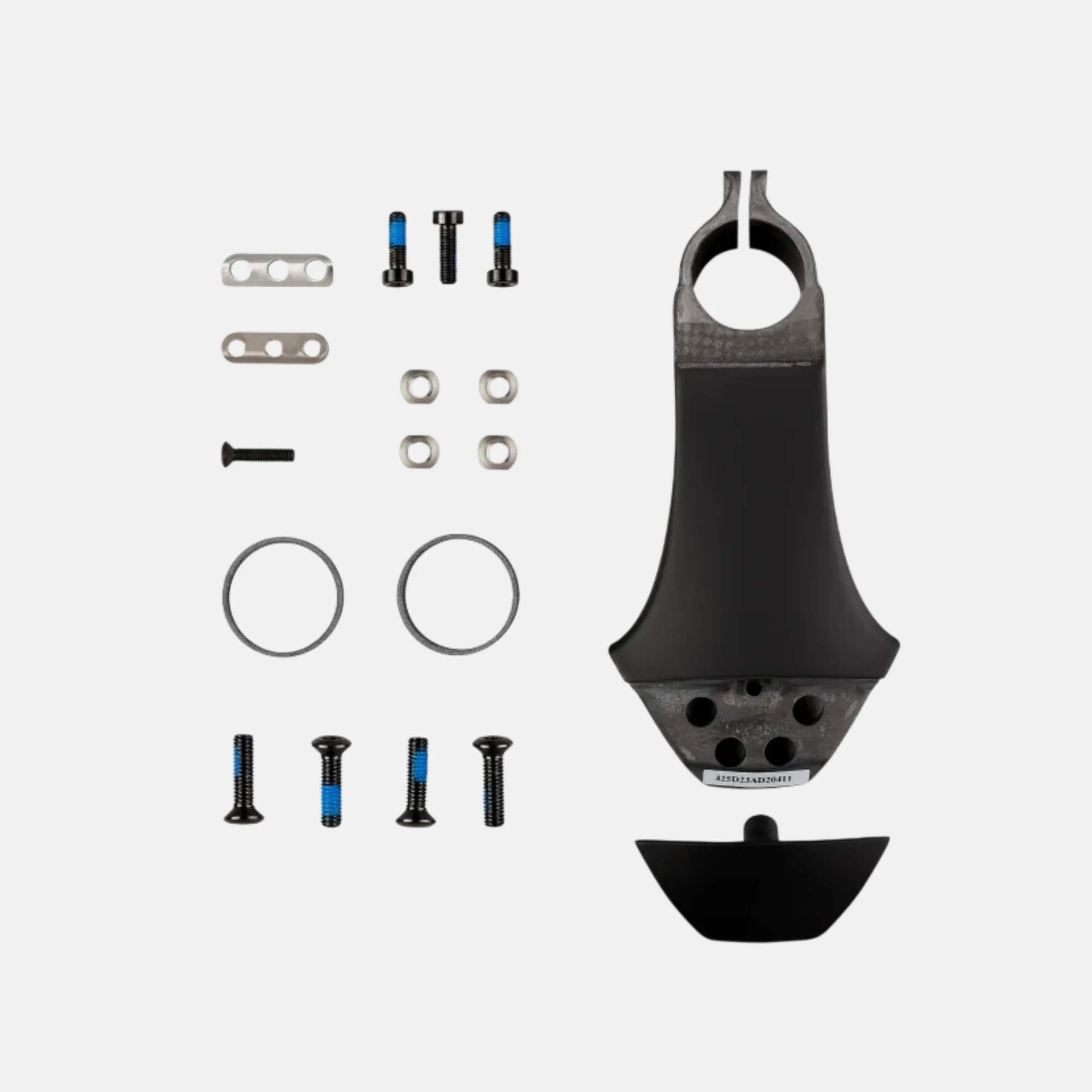 Вынос руля велосипедный LOOK COMBO AERO STEM CARBON 100, -7° MAT GLOSSY AFM